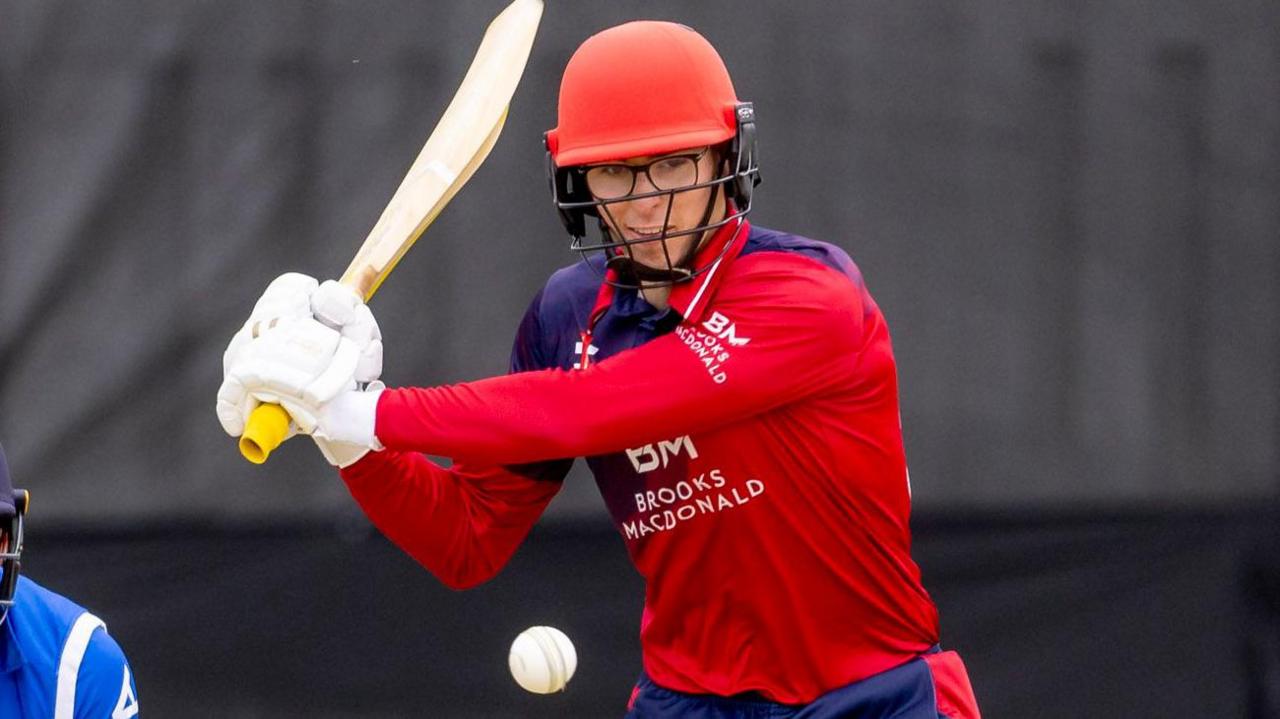 Asa Tribe batting for Jersey