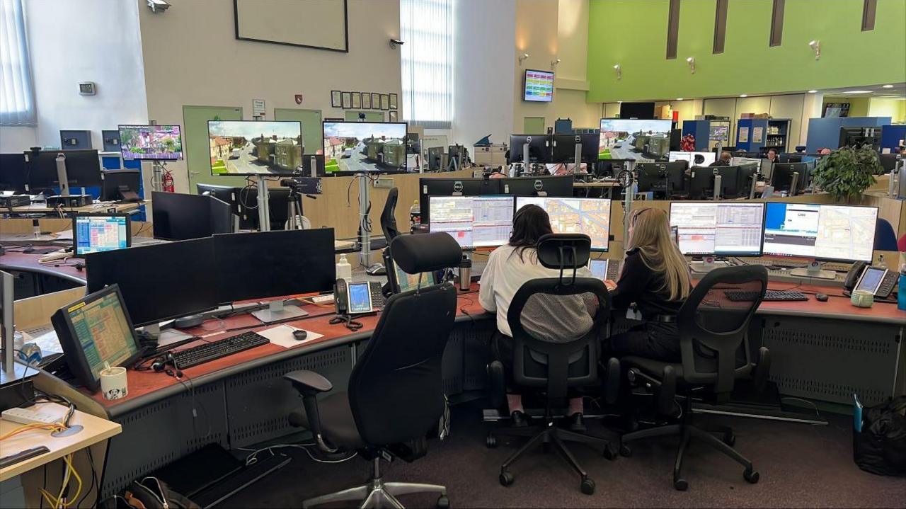 Norfolk Constabulary's control room