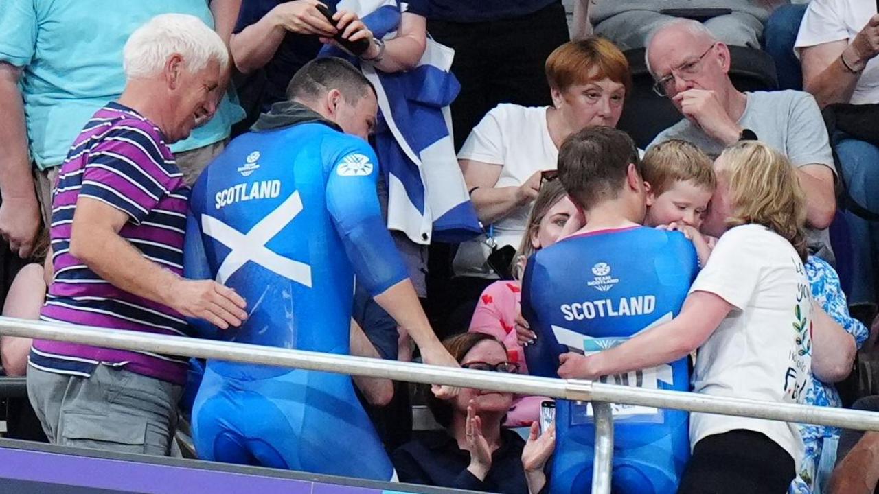 How a three-year-old helped Fachie become Scotland record-breaker — image supplied by BBC Sport's feed