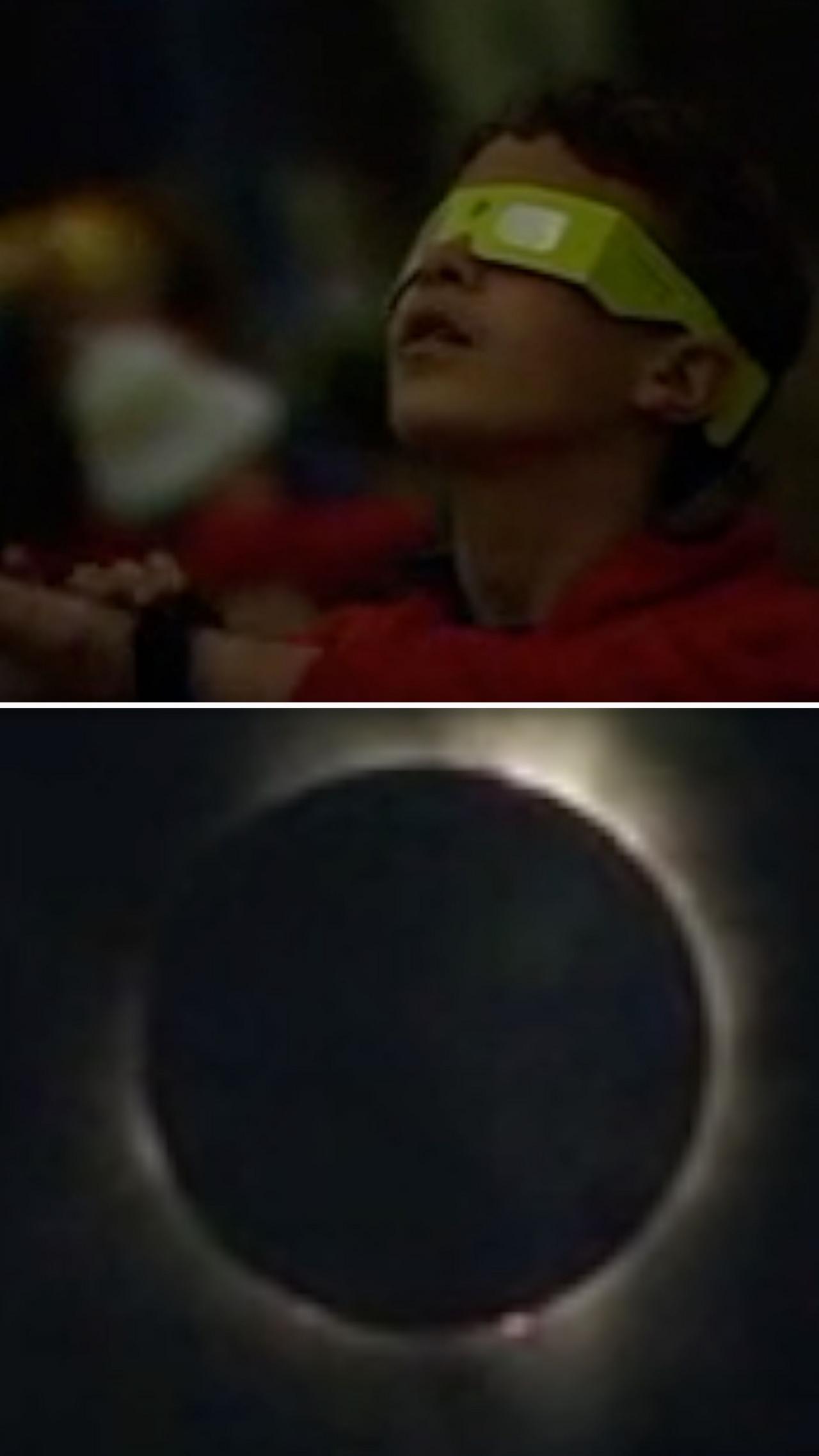 1999: Solar eclipse experienced from Alderney — image supplied by BBC Science's feed