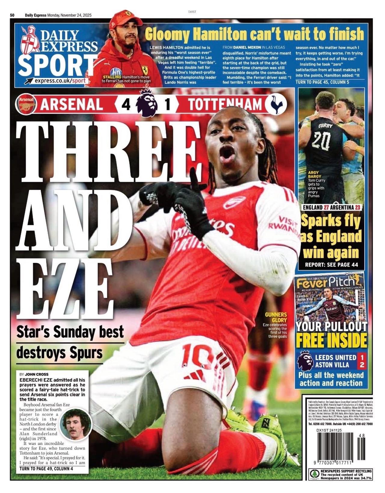 Express sports section