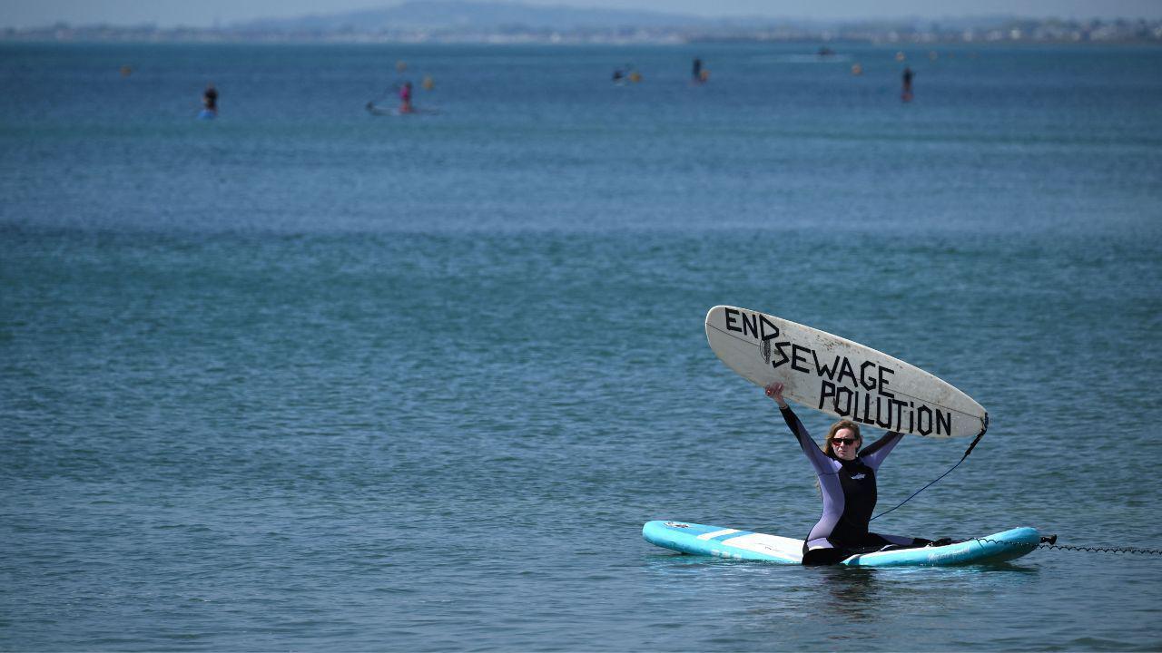 Water pollution protests in East Sussex