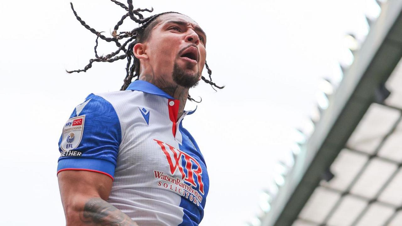 Tyrhys Dolan celebrates scoring Blackburn's winner against Watford