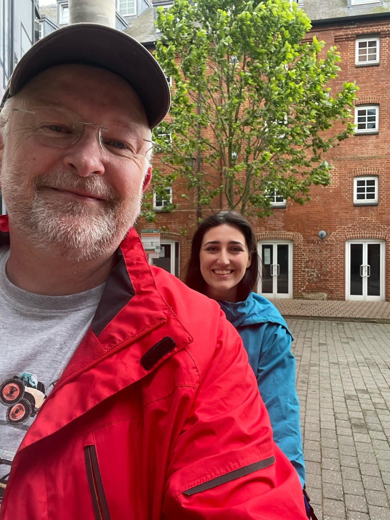 an Steeling, pictured here with colleague Cerys Gunn