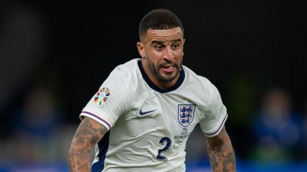 Defender Walker 'at ease' with England retirement — image supplied by BBC Sport's feed