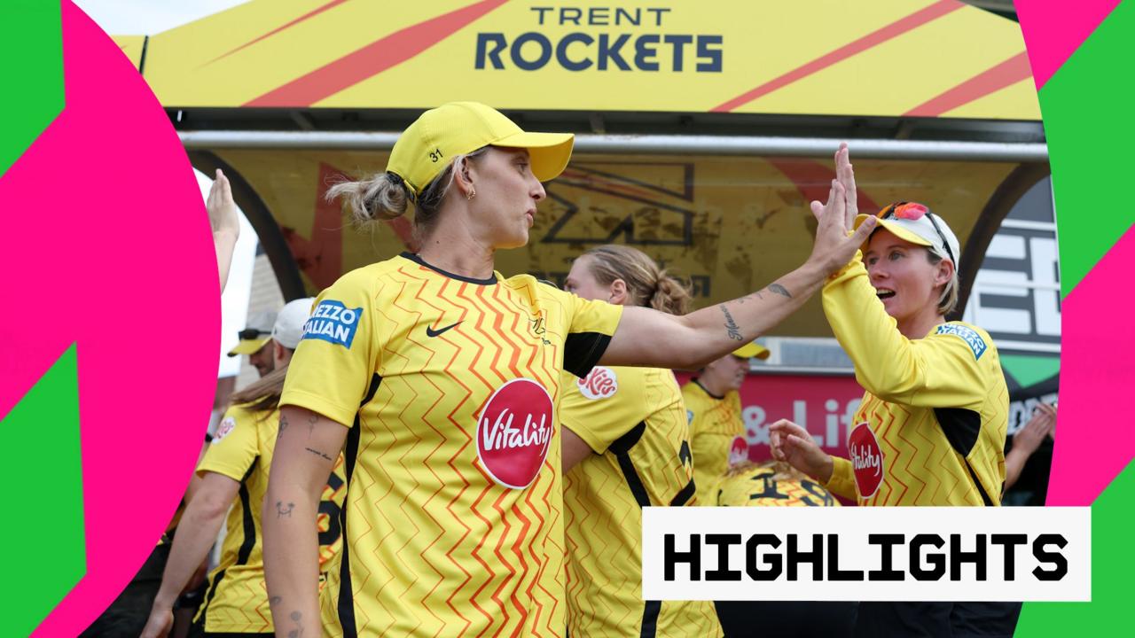 Rockets recover to beat Brave and qualify for final — image supplied by BBC Sport's feed
