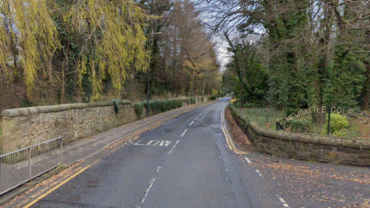 Screengrab from google maps of Abbey Road in Dalkeith. 