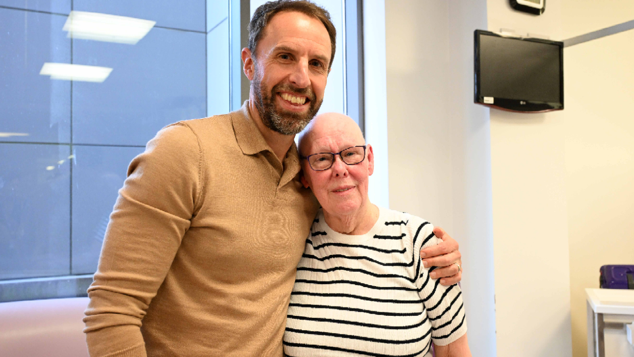 Gareth Southgate and Jennifer Jackson