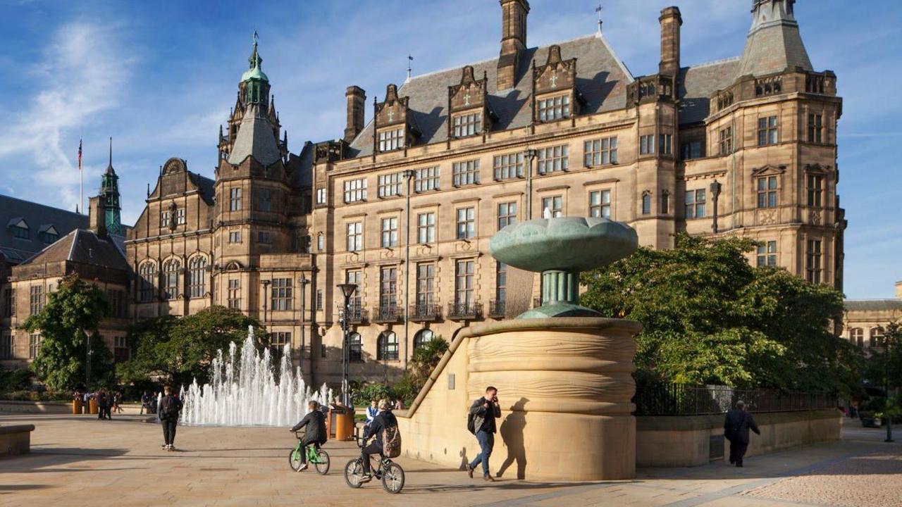 Sheffield Town Hall and Peace Gardens