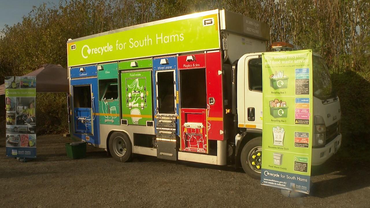 South Hams new recycling lorry