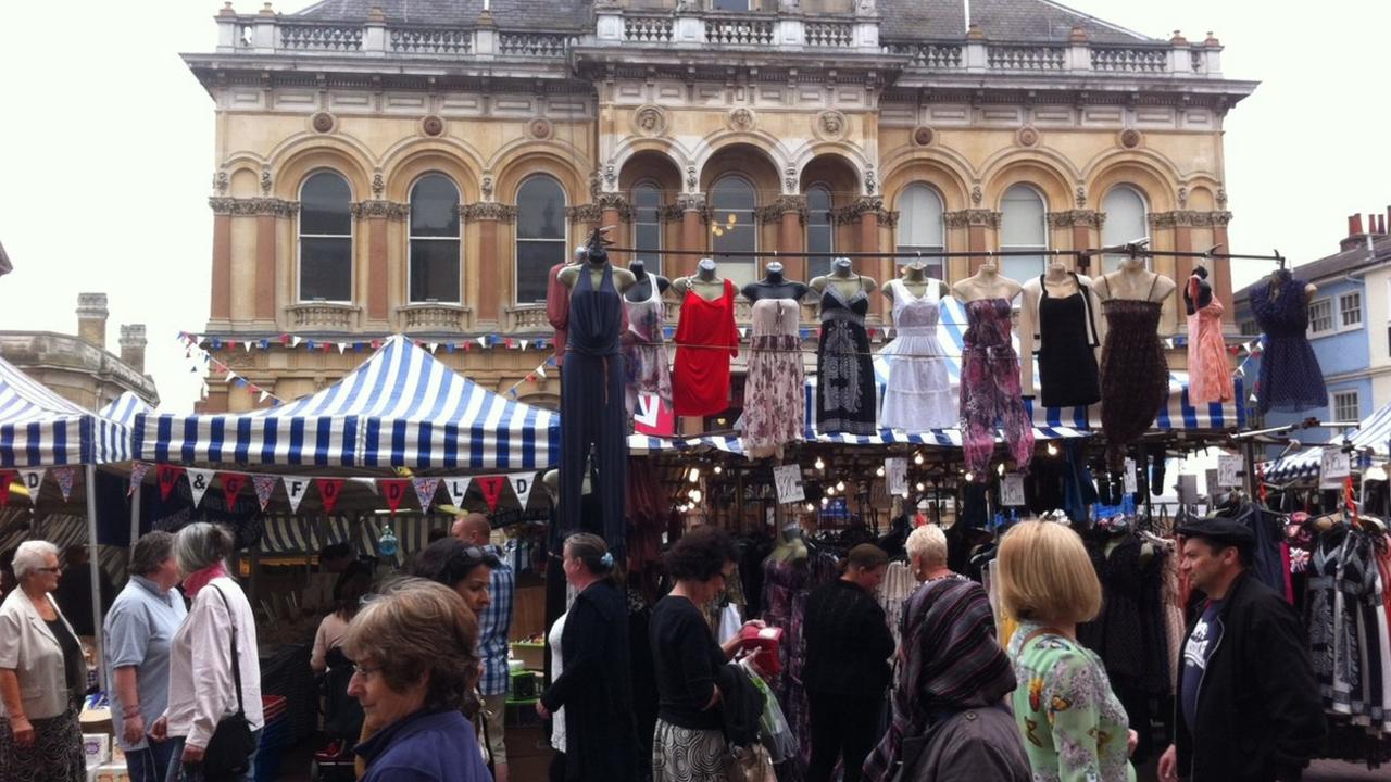 Ipswich market, Cornhill