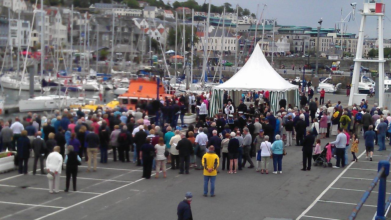 Boat blessing, Guernsey, 17 June 2012