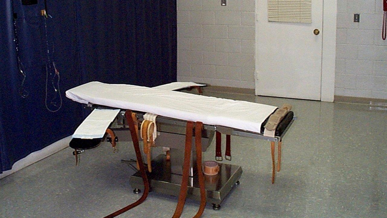 An execution gurney used for lethal injection, in Virginia, US (c) Associated Press