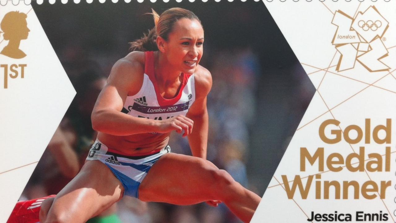 Jessica Ennis on a new stamp