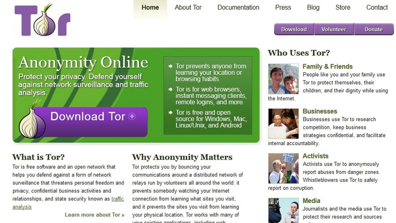 Tor Screengrab