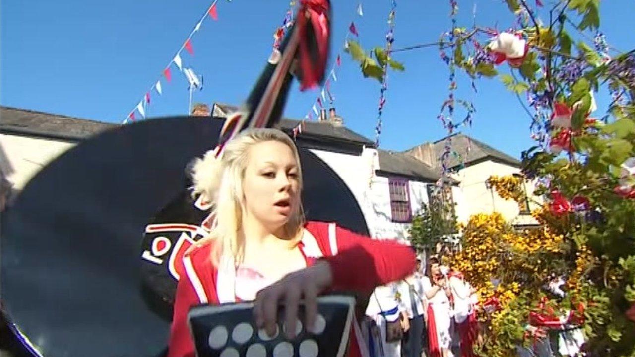 Woman taking part in celebrations