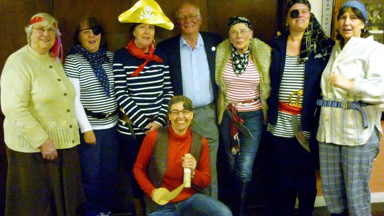 Colin Darch and the Parkham WI "pirates"