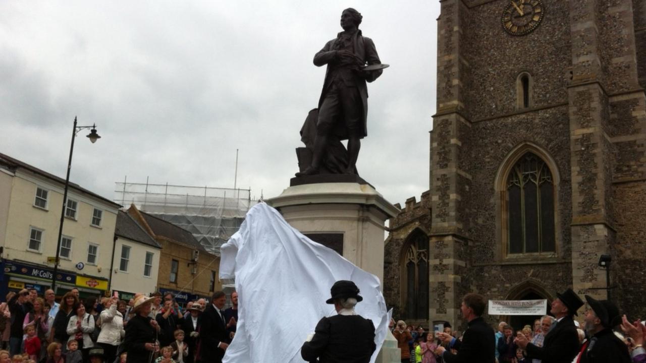 Gainsborough's statue, Sudbury