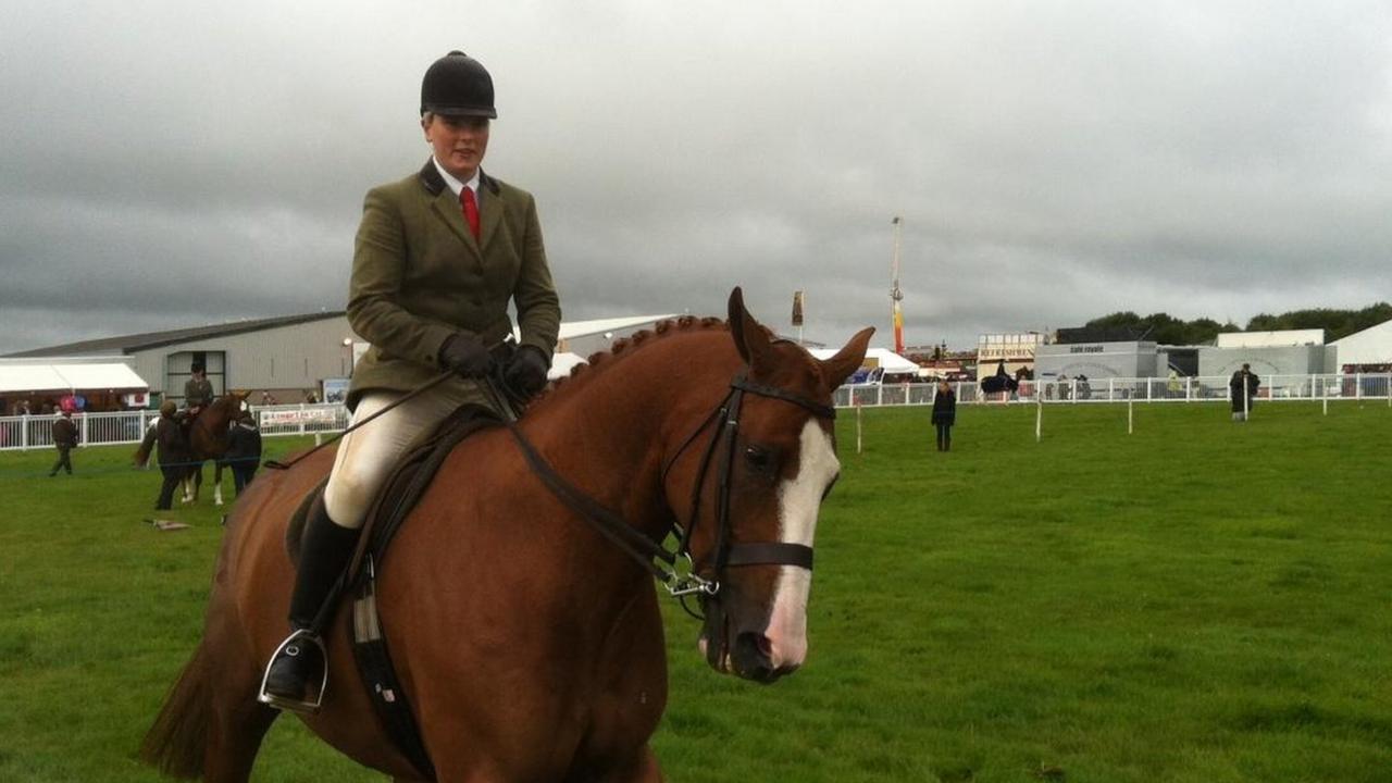 competitor at Anglesey Show