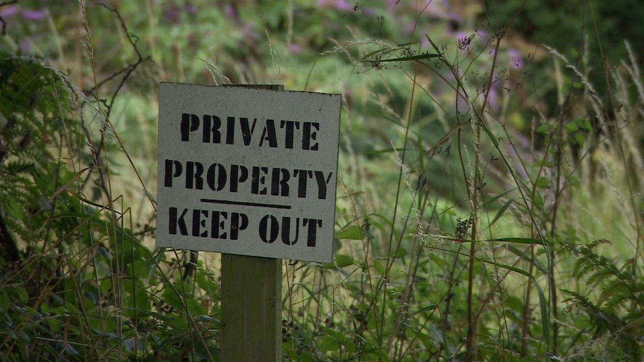 Private Property sign