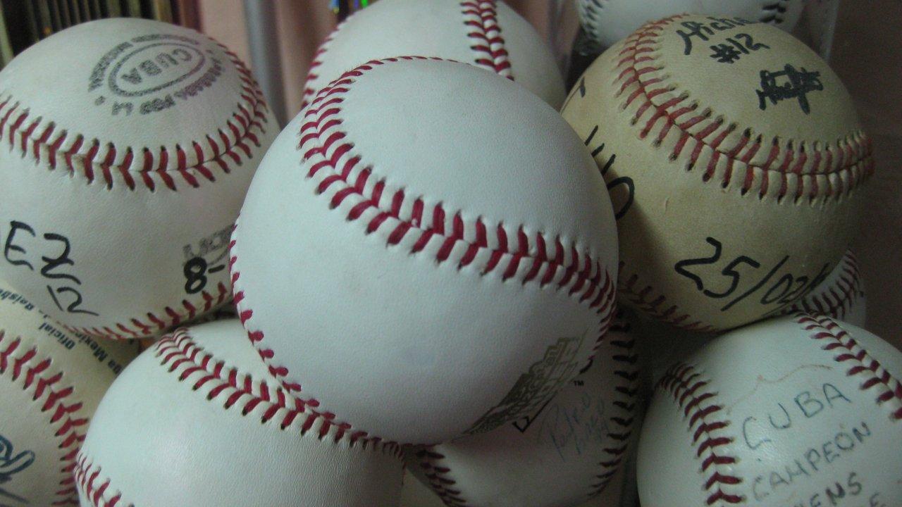 Baseballs at Isla de la Juventud