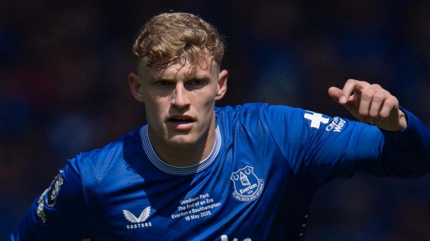 Everton defender Jarrad Branthwaite