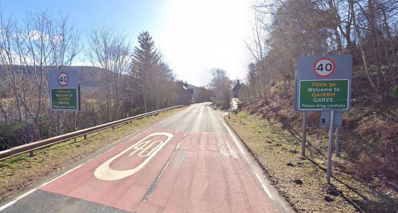 Rathad an A835 faisg air Gairbh