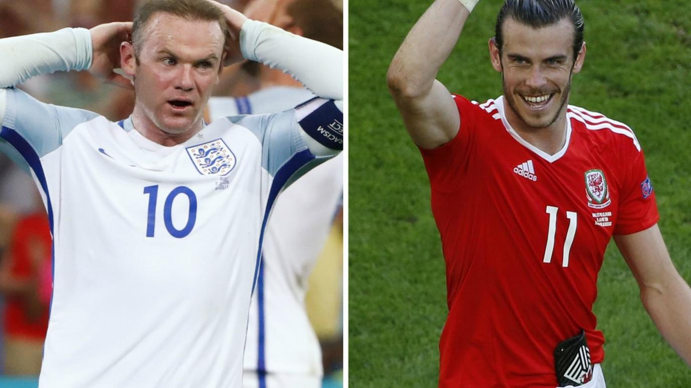 Wayne Rooney and Gareth Bale