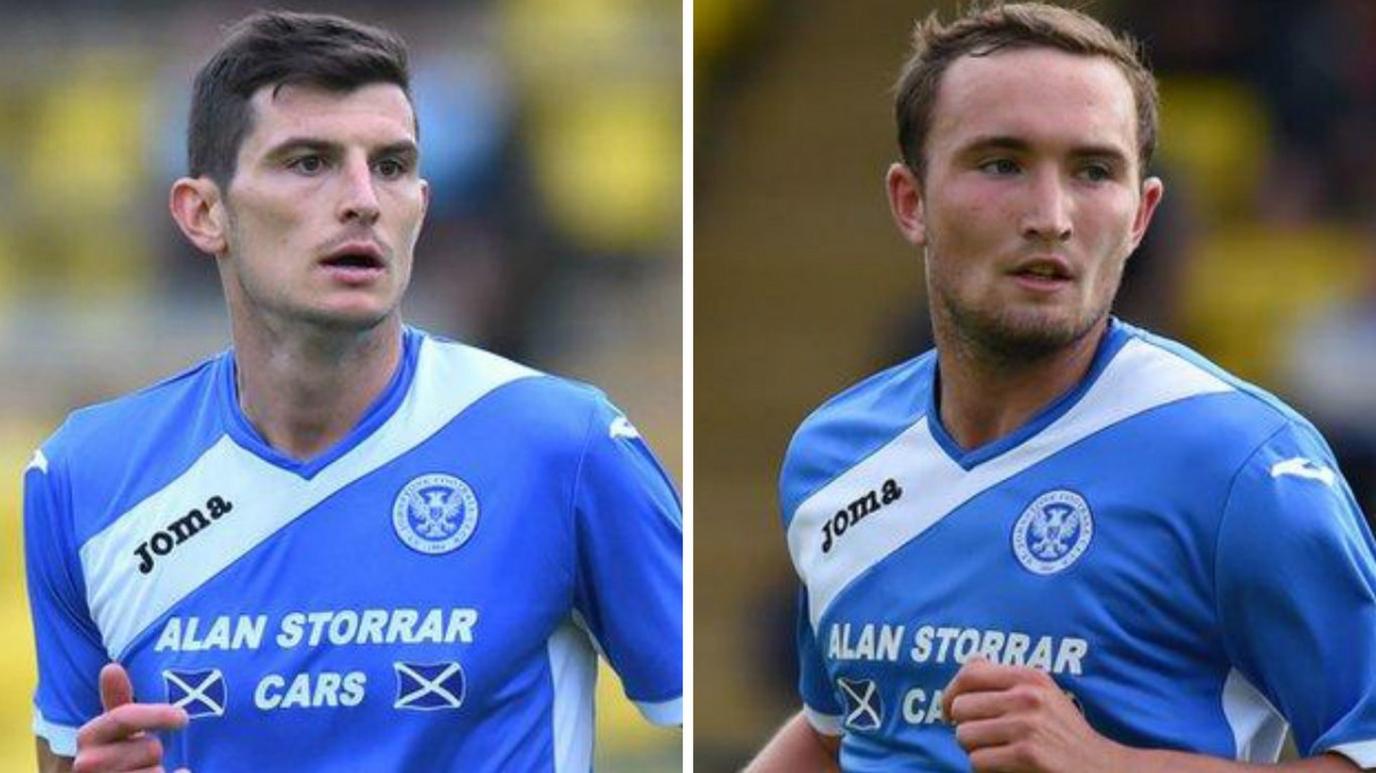 St Johnstone strikers Graham Cummins and Chris Kane