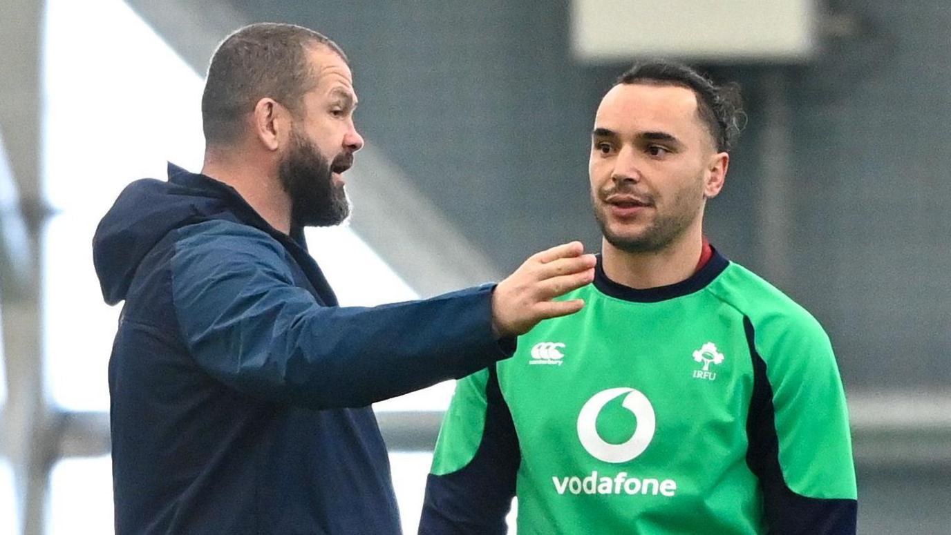 Andy Farrell and James Lowe