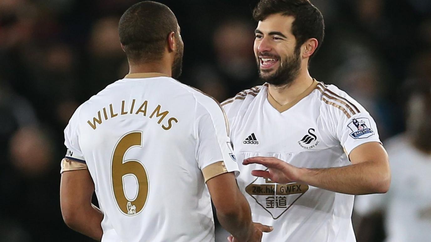 Swansea celebrate