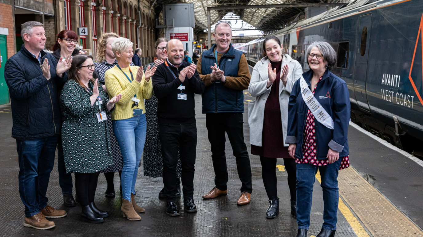 Margaret Jones and her well wishers