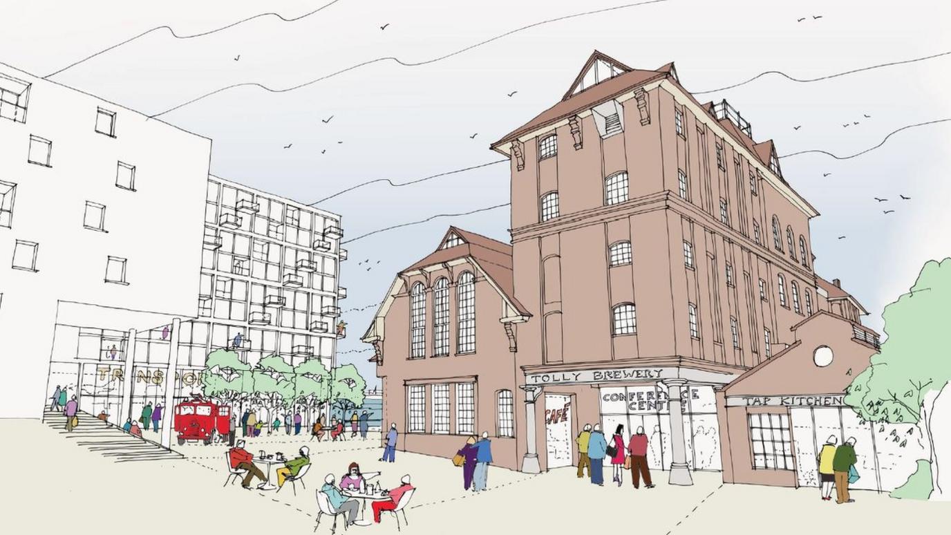 Tolly Cobbold brewery development