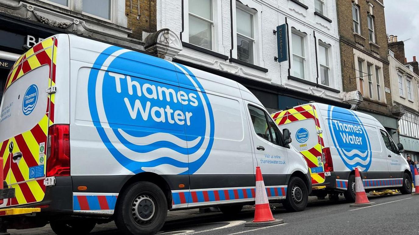 Thames Water vans