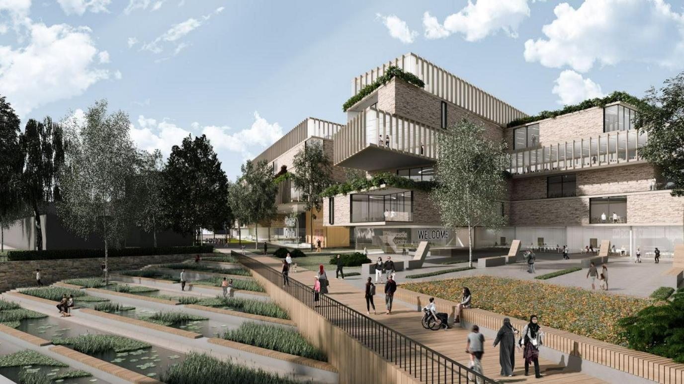 Artist's impression of the Health Innovation Neighbourhood