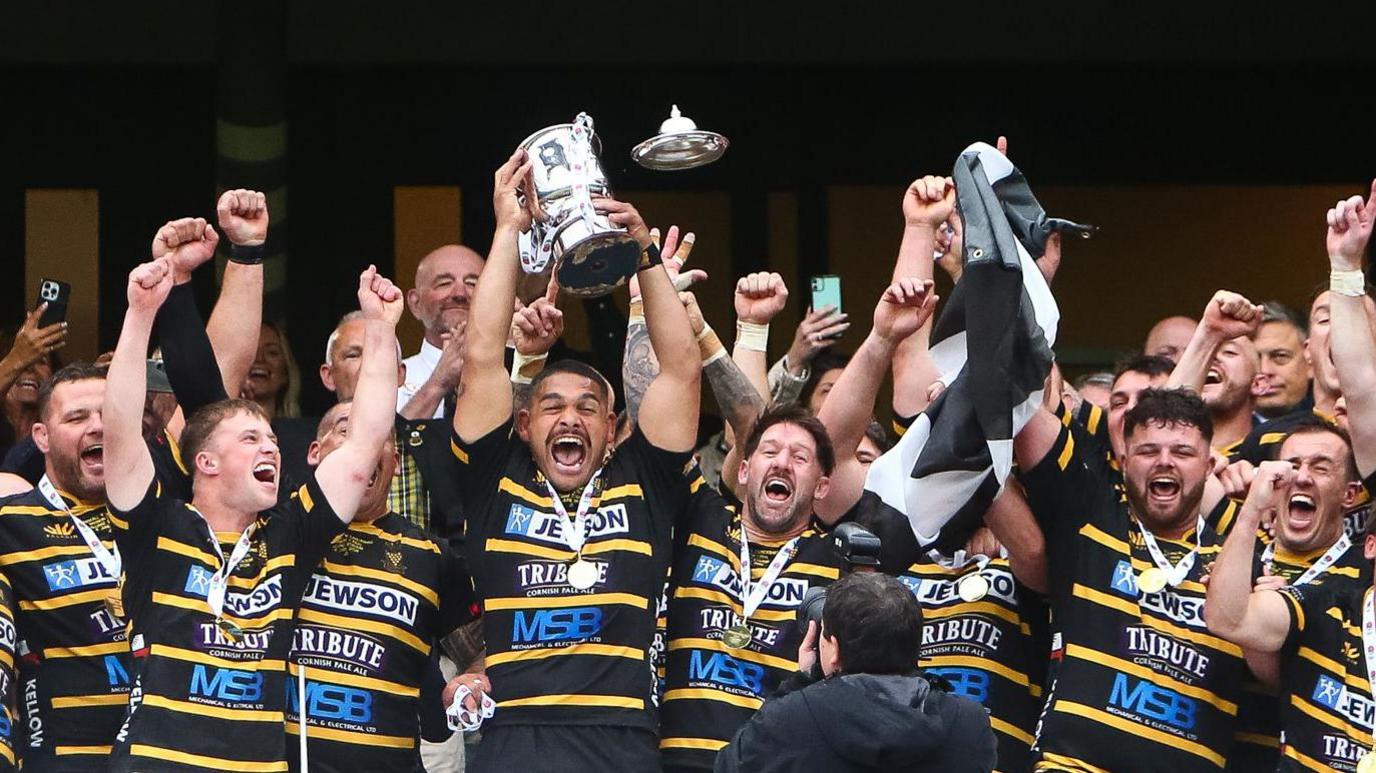 Cornwall's men's side lift the title