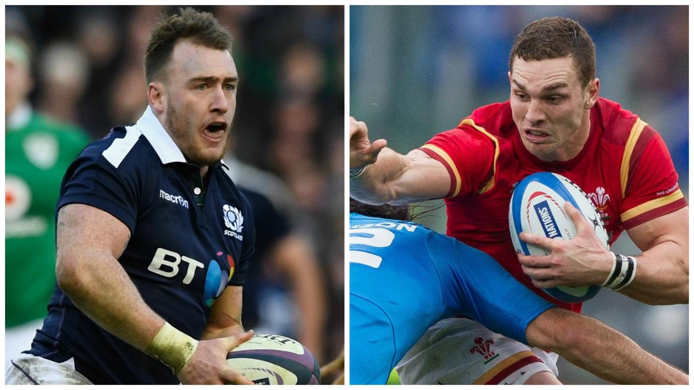 Stuart Hogg and George North