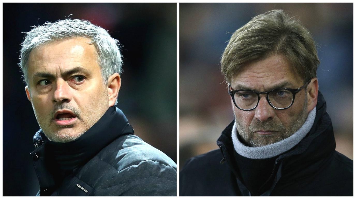 Jose Mourinho and Jurgen Klopp