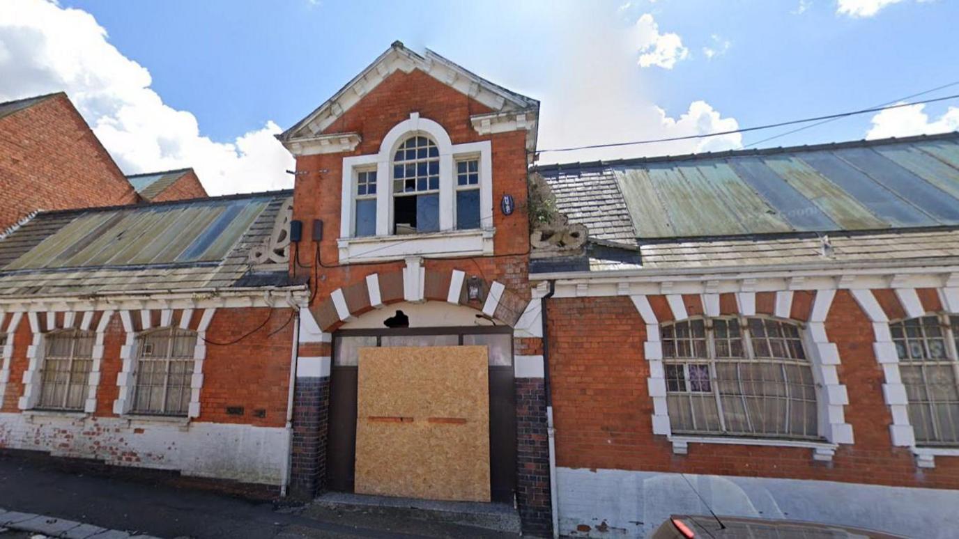 derelict shoe factory