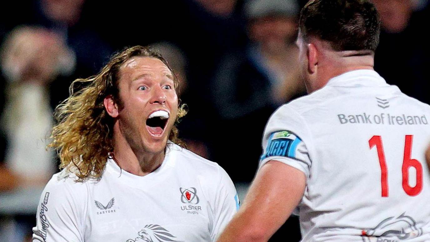 Ulster's Werner Kok celebrates at the final whistle