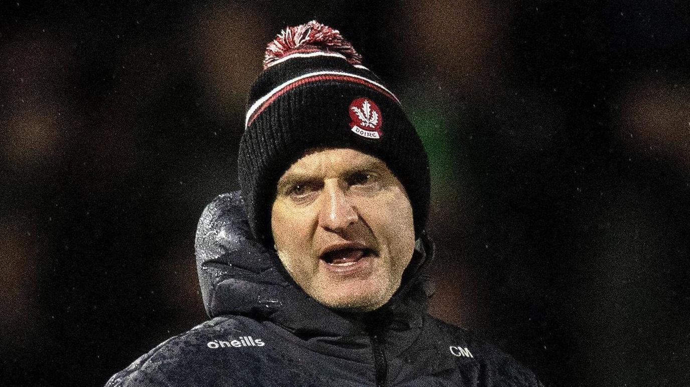 Derry manager Ciaran Meenagh 