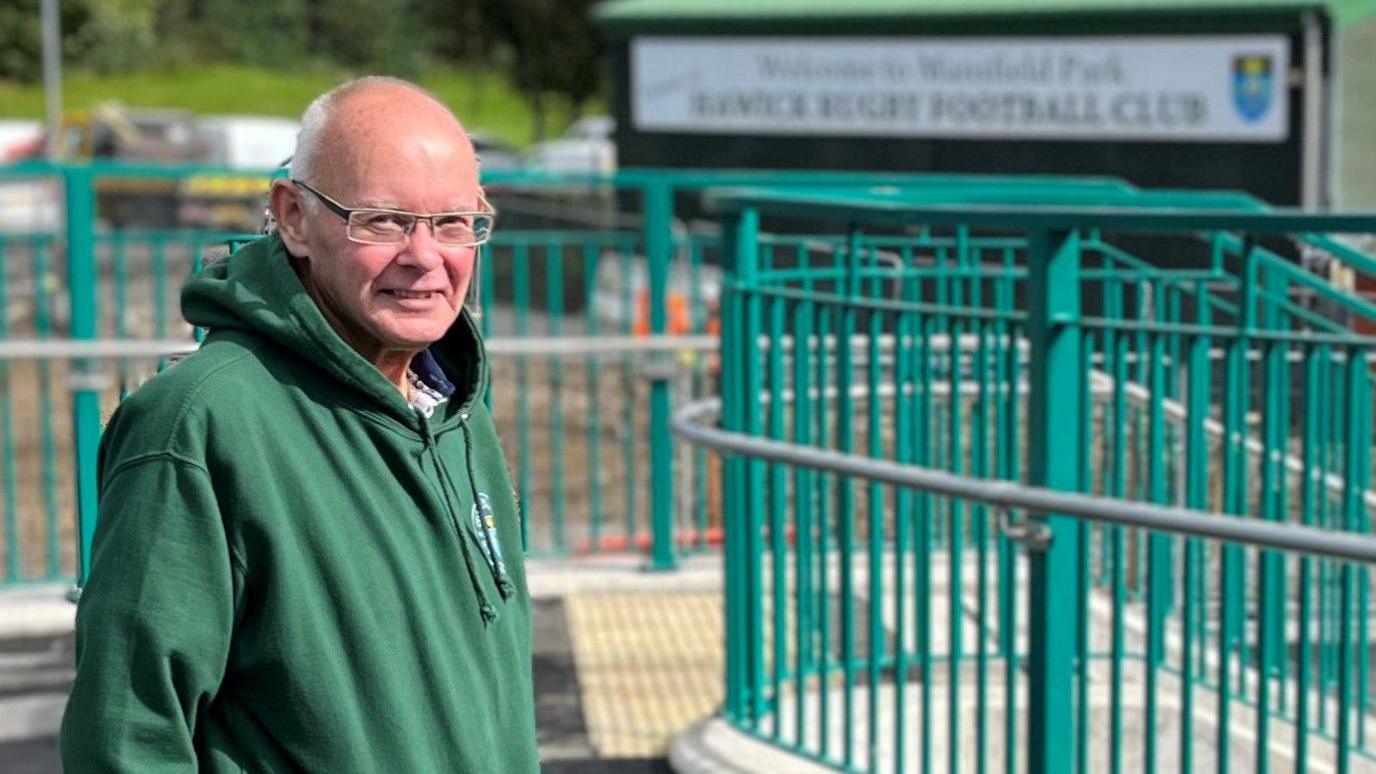  Gus Neilson on the new footbridge