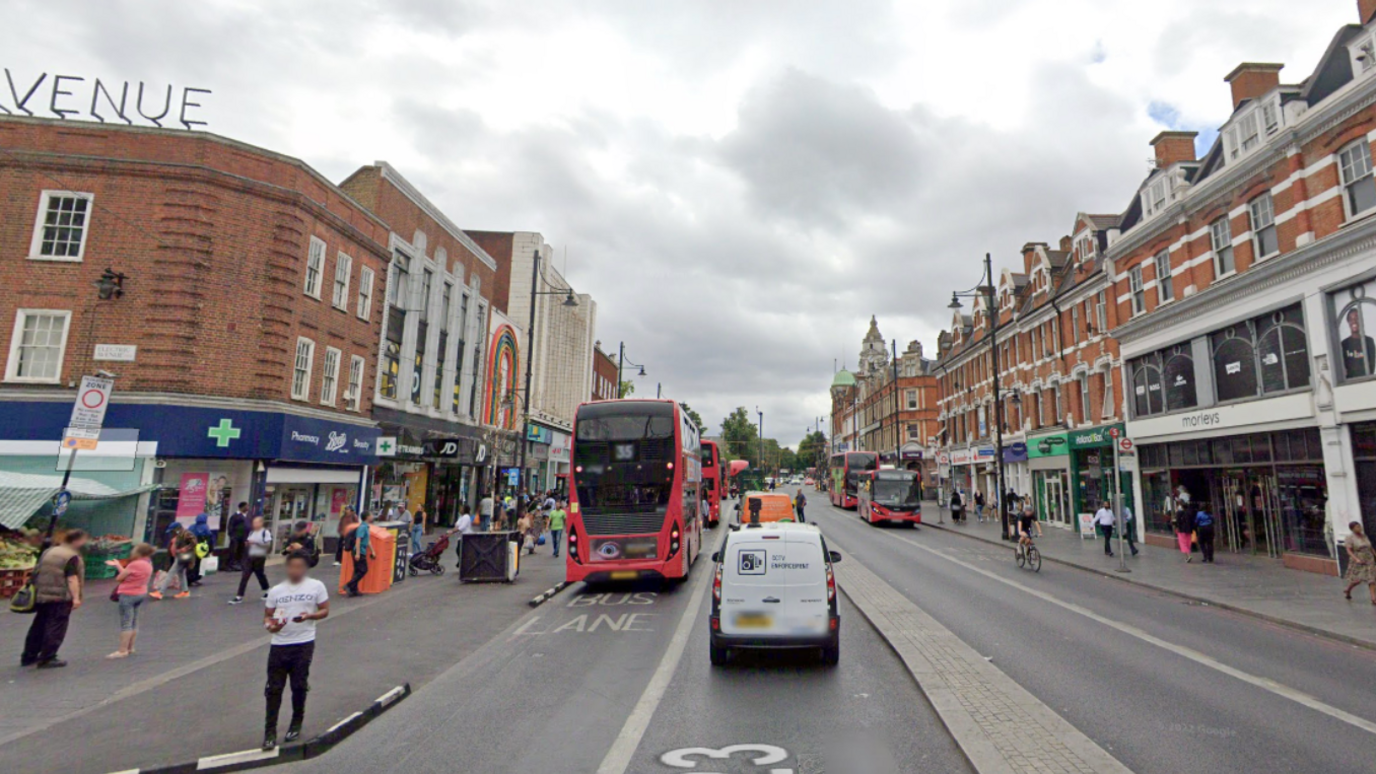 An image of Brixton road.