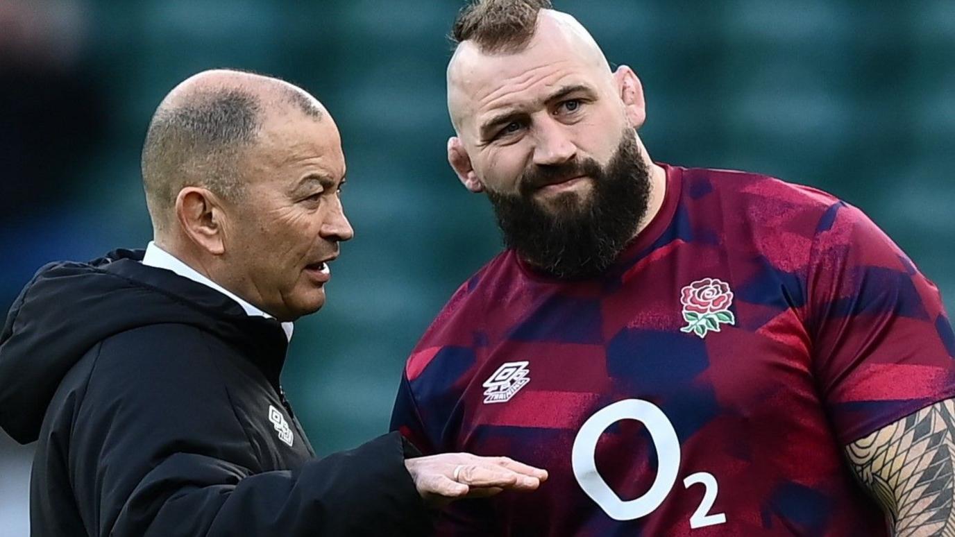 Eddie Jones and Joe Marler