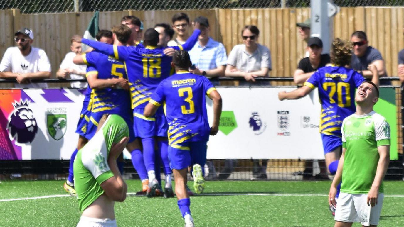 Peacehaven celebrate scoring
