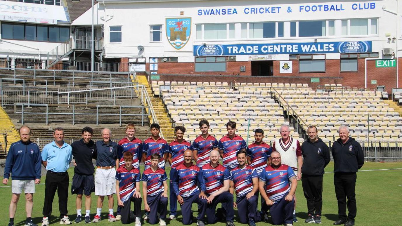 The final home Swansea team to play at St Helen's