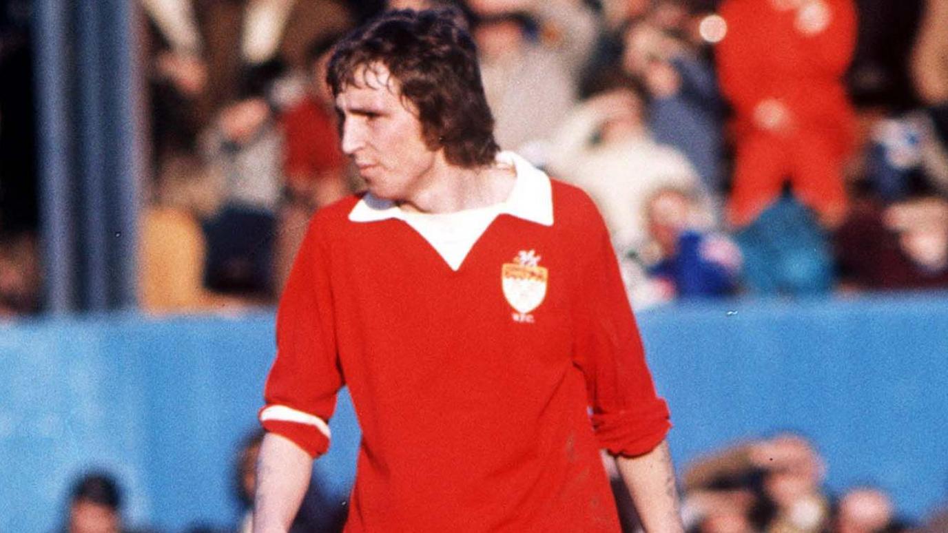 A young Joey Jones in 1974 during his first spell with Wrexham