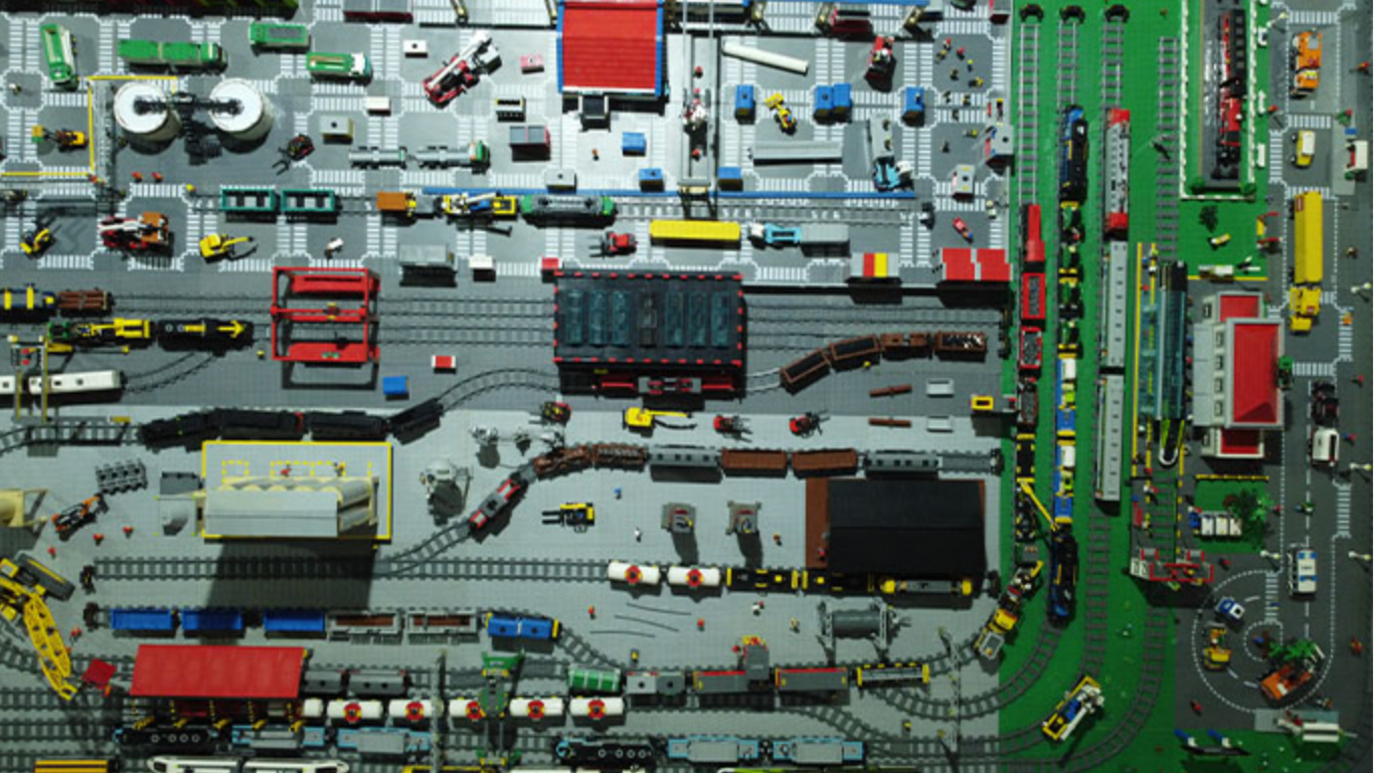 Lego City roads and vehicles