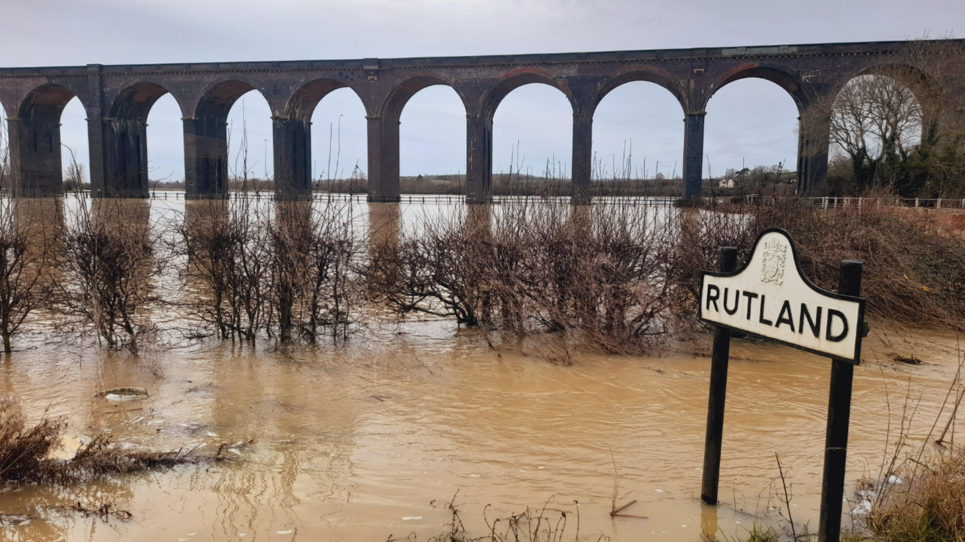 Flooding in Rutland in January 2024