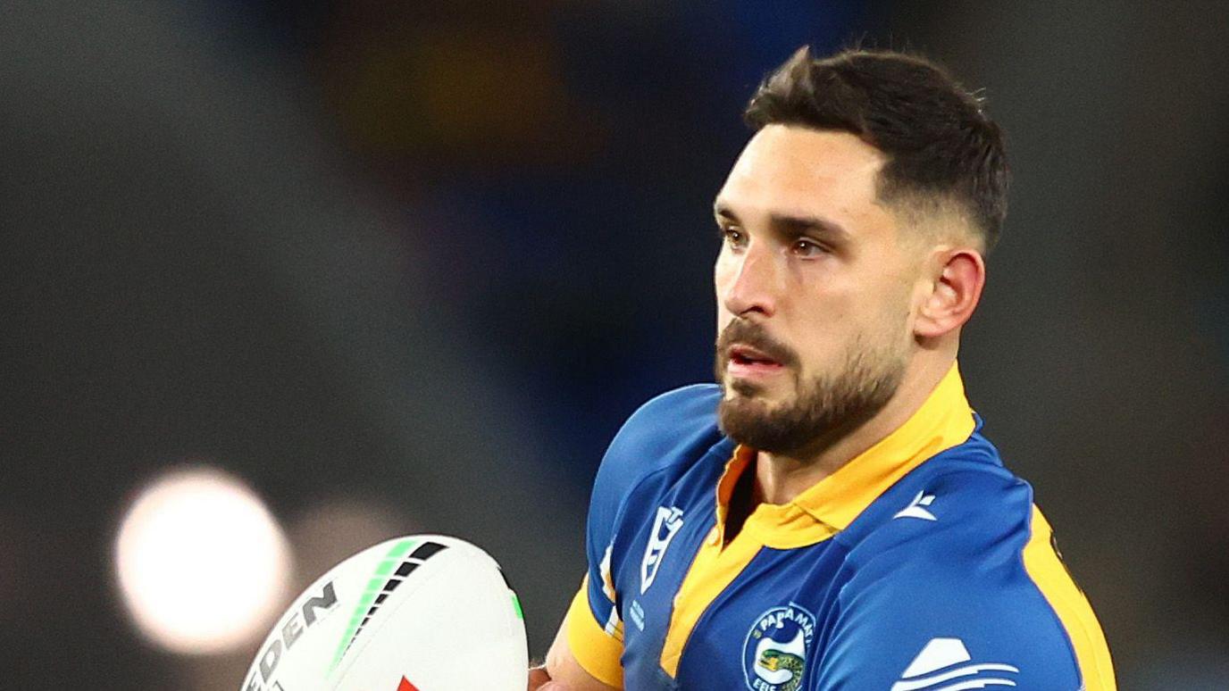 Ryan Matterson in action for Parramatta Eels in 2024